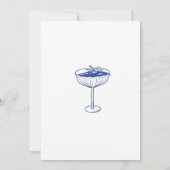 Kust Virale Klassieke Bruidsmeisjesfeest Uitnodigi Kaart (Achterkant)