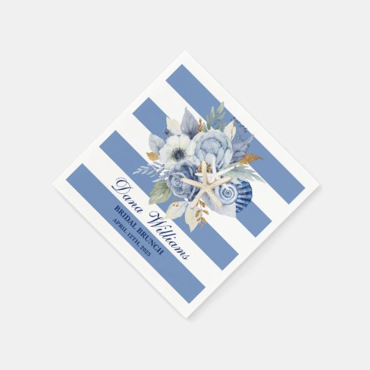 Kust Vrijgezellenfeest Papieren servetten (Hoek)