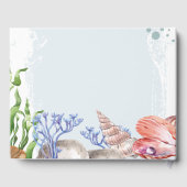 Kust Waterverf Beach House Gastenboek (Achterkant)