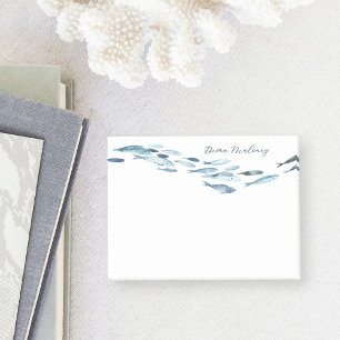 Kust Waterverf Vis gepersonaliseerd Post-it® Notes
