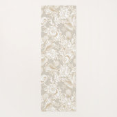 kust zandstrand schelpen Monogram Yoga Mat (Achterkant)