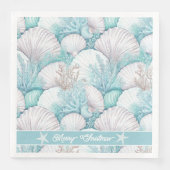 Kust Zeeschelp & Koraal Patroon#3 ID1009 Servet (Voorkant)