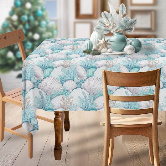 Kust Zeeschelp & Koraal Patroon#3 ID1009 Tafelkleed