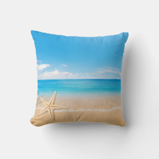 Kust Zeester Strand Worp Kussen, Turquoise Zee Kussen