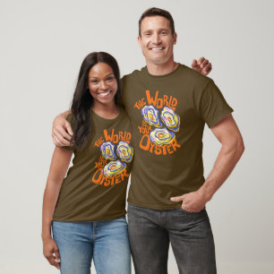 Kust Zomer Oester Hand Getekend T-shirt