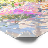 Kust Zomer Picnic Schilderij Print (Hoek)