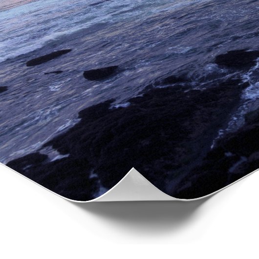 Kustafdruk 's avonds poster (Hoek)