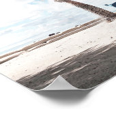 Kustbeach palm Treat Boat Poster (Hoek)