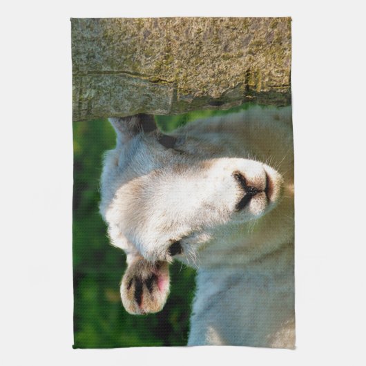 KUSTBEELDING THEEDOEK (Verticaal)