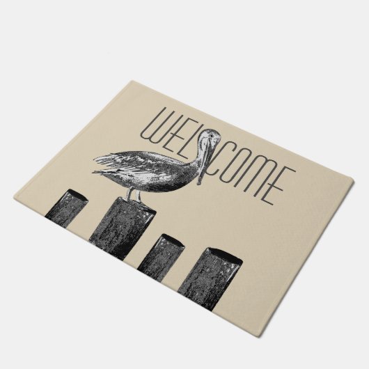 Kustbekkenland op Pier Welcome Deurmat (Schuin)