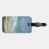 Kustbewolking Bagagelabel (Achterkant horizontaal)