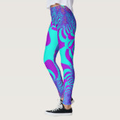 Kustblauw kruis leggings (Links)