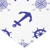 Kustblauw zalig kustpatroon medium tafelloper (Hoek)