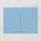 KUSTBLUEBIRD SCHEEPWERK, VERLIES VOGELS VALENTIJN FEESTDAGENKAART (Achterkant)