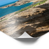 Kustboeien en stranden op Cueva del Indio Foto Afdruk (Hoek)