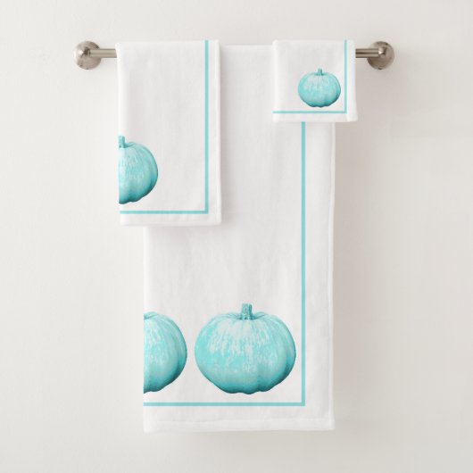 Kustboerenkool Stijlblauw pompoen Bad Handdoek (Insitu)