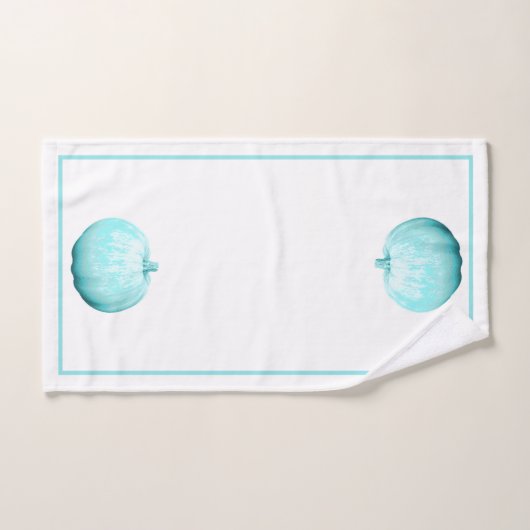 Kustboerenkool Stijlblauw pompoen Bad Handdoek (Handdoek)