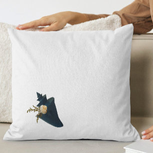 Kustborstel van zeeschelpen Kustblauw Elegant Blue Kussen