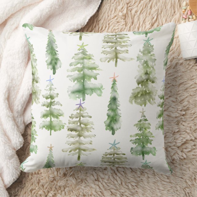 Kustbos dennen zeesterren gekroond kussen (Deken)