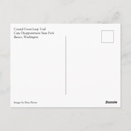 Kustbos, ontgoocheling Kaapverdië, WA Briefkaart (Achterkant)