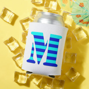 KUSTBRIEF M, BLAUW BLIKJESKOELER