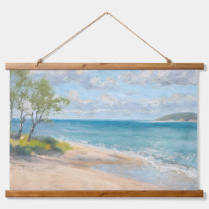 Kustbries Fijne Kunst Strandprint Hangend Wandkleed