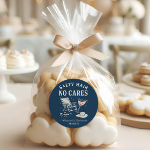 Kustbries Laatste Toast vrijgezellenfeest Ronde Sticker