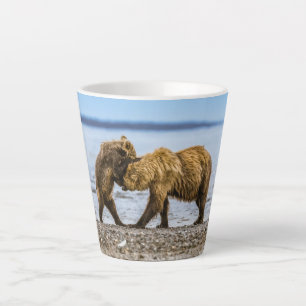 Kustbruine beren latte mok