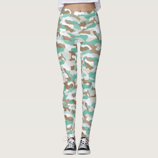 kustcamouflage leggings (Voorkant)