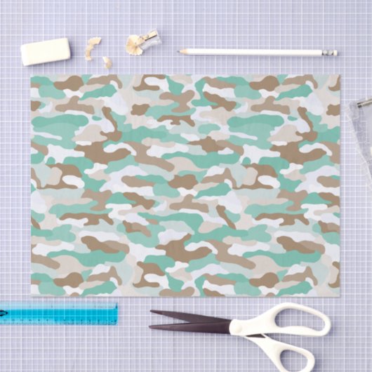 kustcamouflage tissuepapier (Craft)