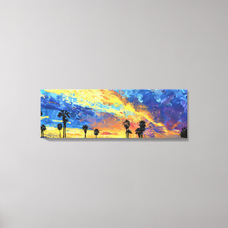 Kustcanvas: SoCal Sunset Dreams Canvas Afdruk