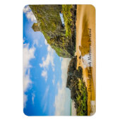 Kustcharme: Downhill Beach en trein Magneet (Verticaal)