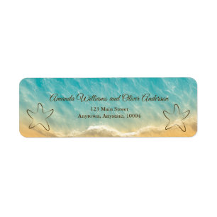 Kustchic gouden zand turquoise water bruiloft etiket