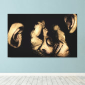 kustchimps canvas afdruk (Insitu (Houten vloer))