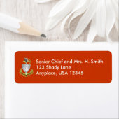 Kustcode Senior Chief Return Address Label (Insitu)