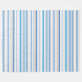 Kustcomfort: Strandstrepen Gooi Deken (Voorkant (Horizontaal))