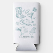 Kustcowgirl Bachelorette (Achterkant)