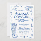 Kustcowgirl Bachelorette Weekend Route Kaart (Voorkant)