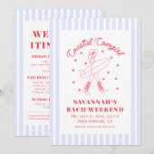 Kustcowgirl Bachelorette Weekend Route Kaart (Voorkant / Achterkant)