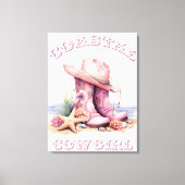 Kustcowgirl Wallart Canvas Afdruk (Voorkant)