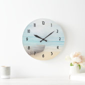 Kustdoorsnede met houtwuwboot grote klok (Huis)