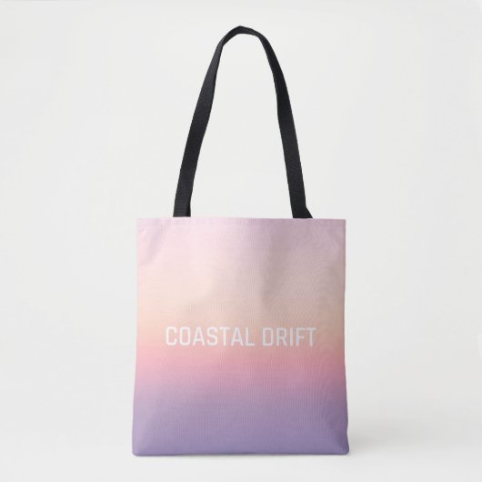 Kustdrift - Pastel Sunset Gradient Draagtas (Voorkant)