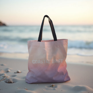 Kustdrift - Pastel Sunset Gradient Draagtas