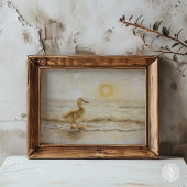 Kusteendje Schilderij Zeegezicht Strand Poster