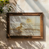 Kusteendje Schilderij Zeegezicht Strand Poster