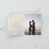 kusten kusten Foto veranderen datum uitnodiging (Binnen)