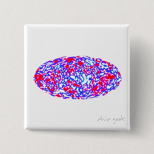 Kustenergie — funky versie vierkante button 5,1 cm (Voorkant)