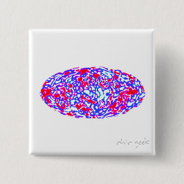 Kustenergie — funky versie vierkante button 5,1 cm