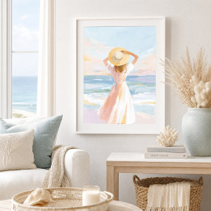 Kustfluisteringen Kunstprint Strand Poster