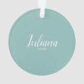 Kustfoto van Shell met kerstmis Ornament (achterkant)